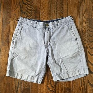 J.Crew Men’s 32W Gramercy Blue Chino 8” Inseam Pocket Shorts - EUC!
